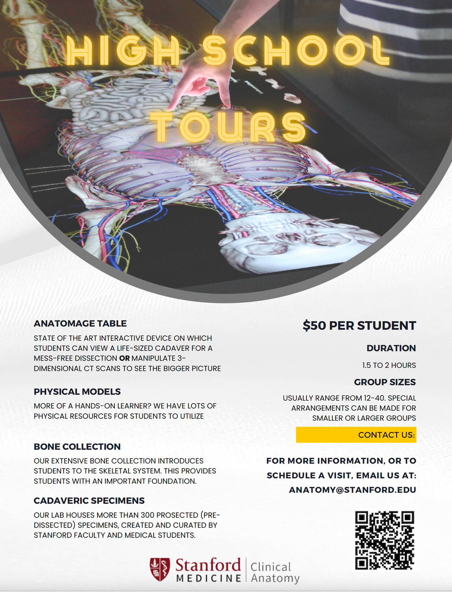 Stanford Clinical Anatomy Tour